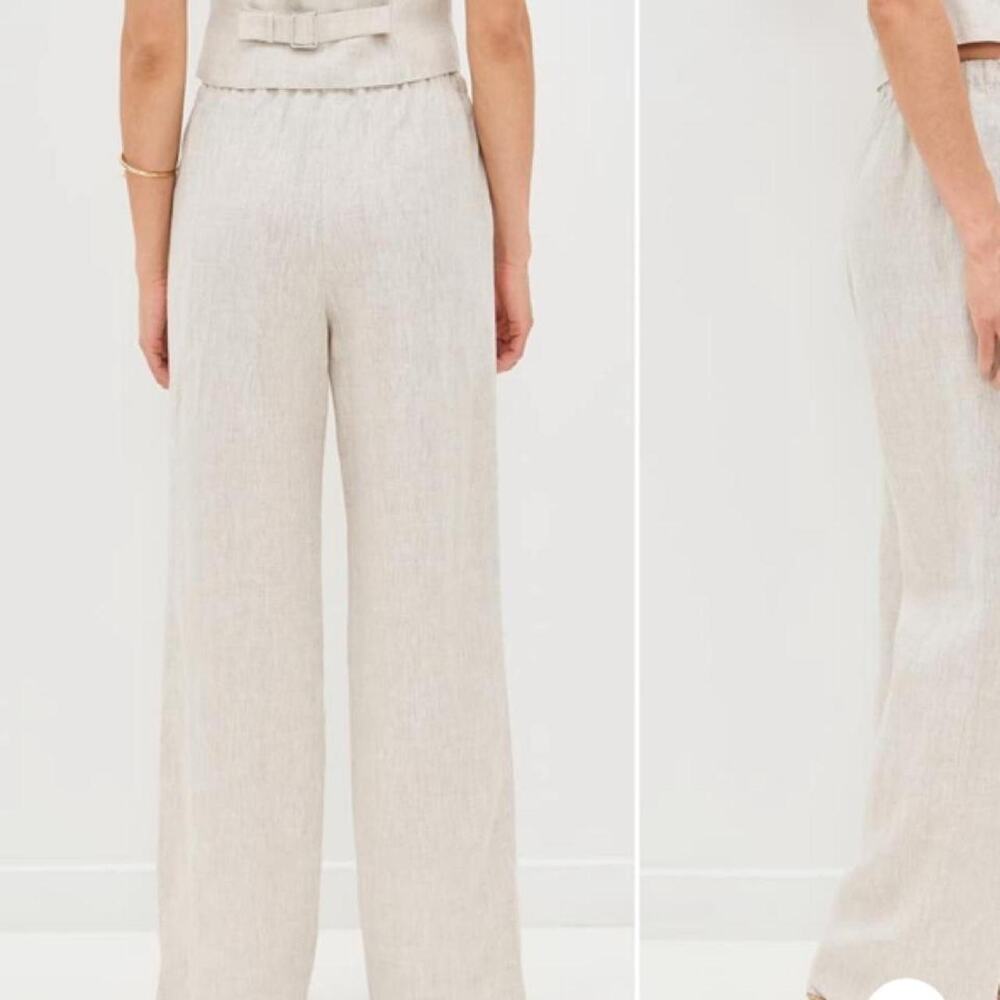 Reformation linen pants in size